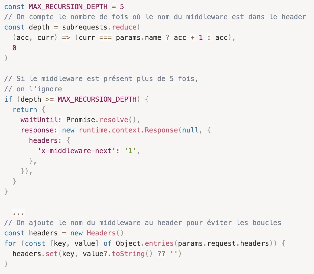 Le middleware est contourné si le nom du fichier le contenant est présent 5 fois dans l'entête.